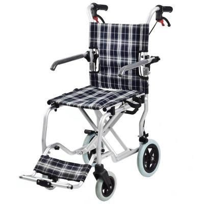 High Quality Manual Steel Lightweight Folding Hospital Wheelchair for Sale