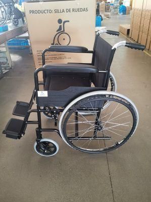 Amazon Hot Selling Aluminum Lightweight Wheelchair Folding Power Remote Wheelchair (BME4611)